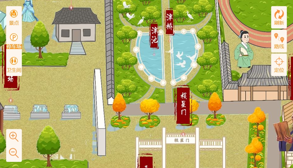 天津手绘地图景区语音讲解导览系统：智慧景区建设的基石